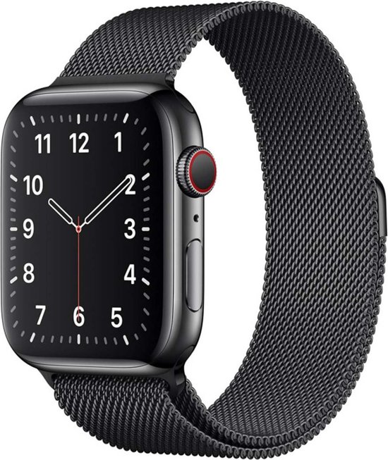 Apple Band 40mm Spacezwart Milanese Loop bol