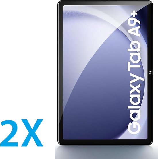 Protecteur d'écran Convient pour : Samsung Galaxy Tab A9 Plus / A9+ - 11 pouces SM-X210/X216/X218 Protecteur d'écran pour tablette 2x - verre - protéger - verre de protection - ZT Accessoires