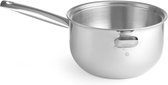 HENDI Bain-marie pan – dubbelwandig – 1 liter – 330x165x95 mm – roestvrij staal