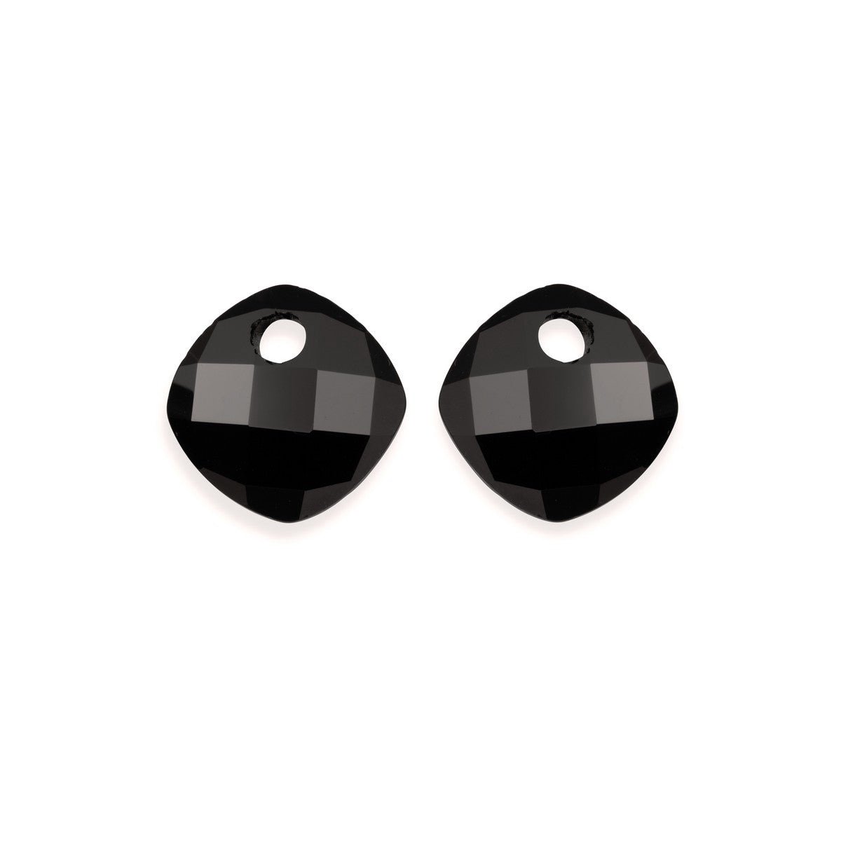 Sparkling Jewels Oorstenen | Cushion Cut - Onyx EAGEM07-CC
