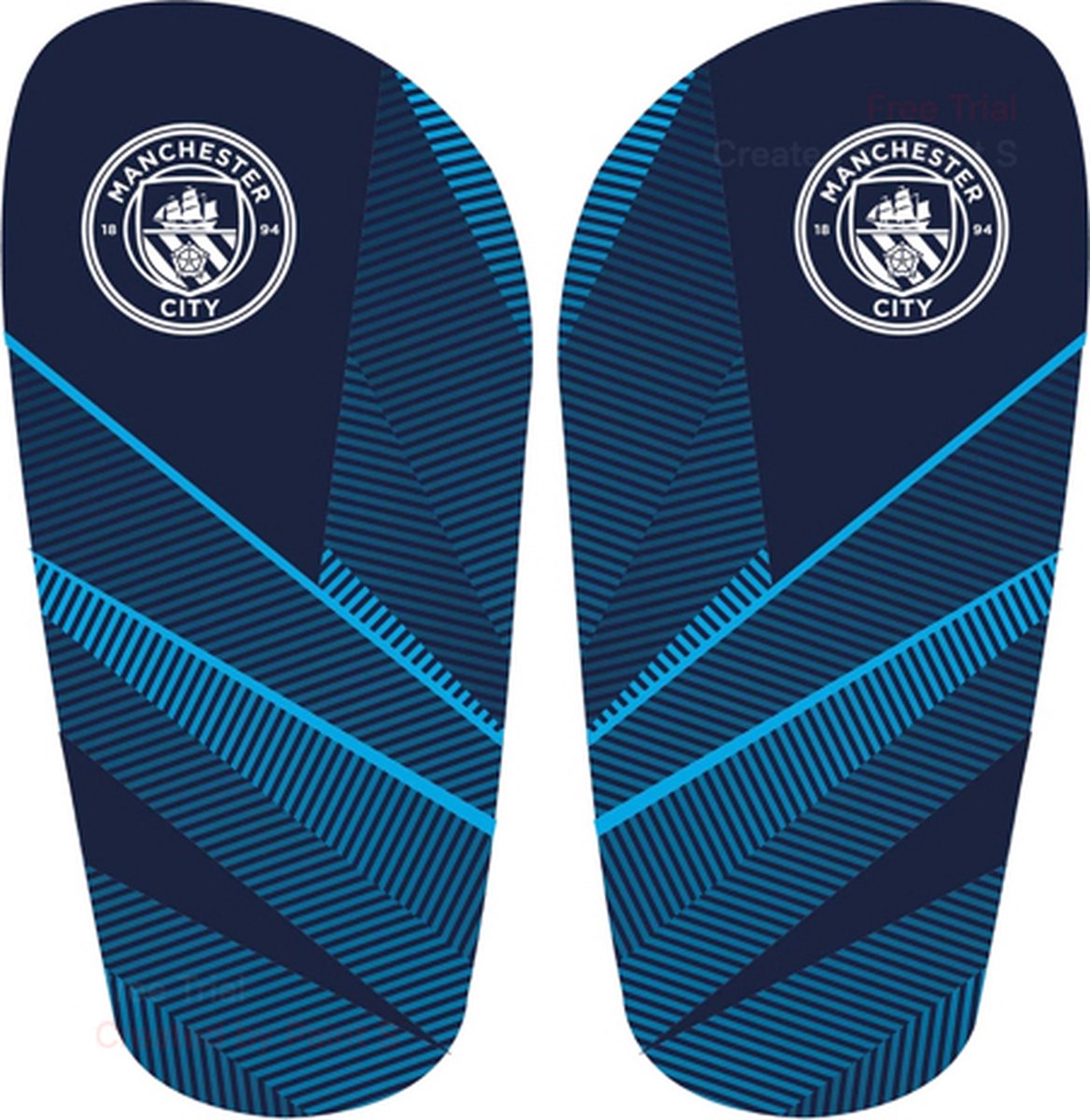 Manchester City - instap scheenbeschermer - maat junior - lichaamslengte 120-150 centimeter
