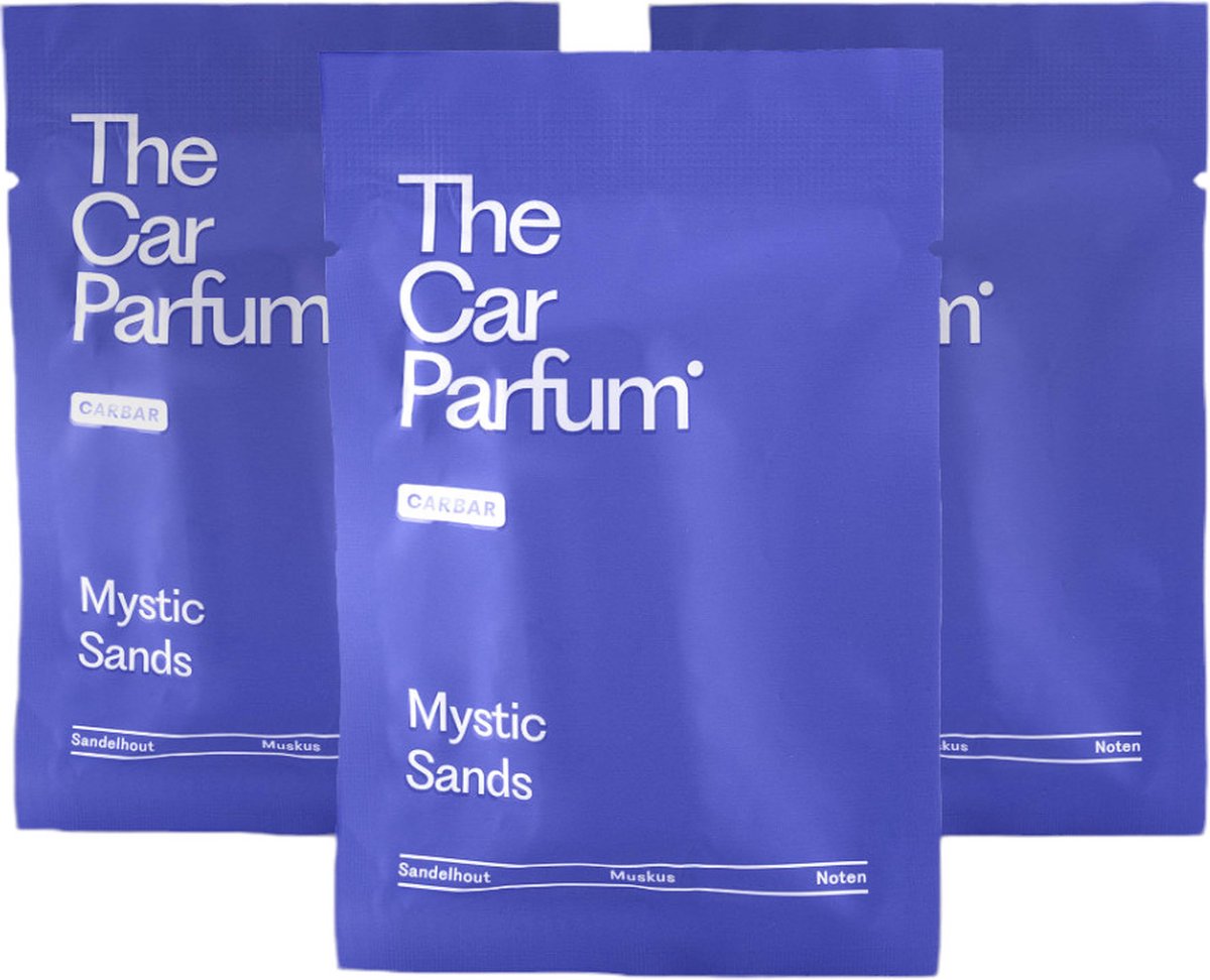 Goedkoopste The Car Parfum Auto Parfum - 3 Navullingen - Auto Geur - The CarBar - Auto Geurverfrisser - Mystic Sands Refill