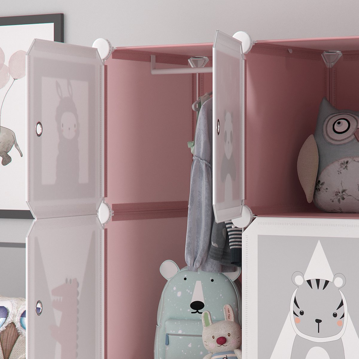Vicco Étagère pour enfants Andy, Gris, 74.5x110cm 6