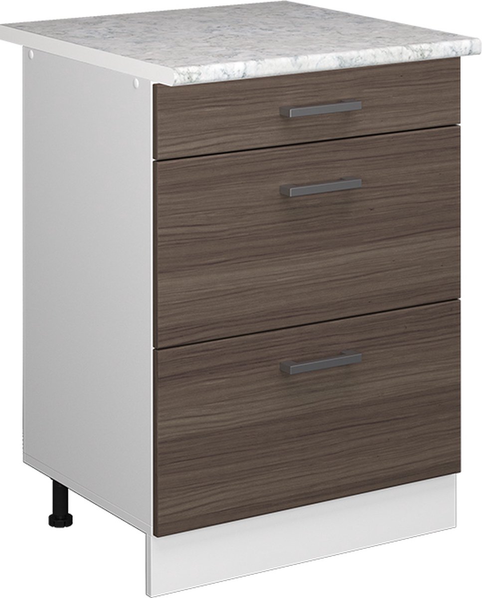 Vicco R-Line Universele onderkast – 60 cm met laden Grijs