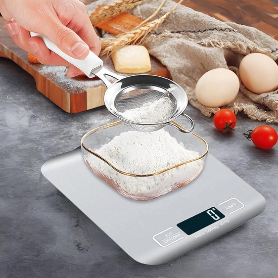 Balance de table digitale 10 kg / 1 g abs bleu blanc Balance de table digitale 10 kg / 1 g abs bleu blanc