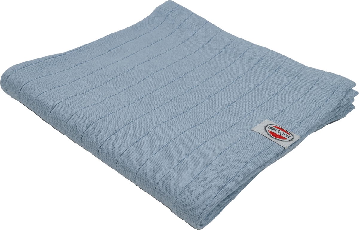 Goedkoopste Lodger Hydrofiele doek 70x70 - Blijft soepel na elke was - superzacht - Blauw