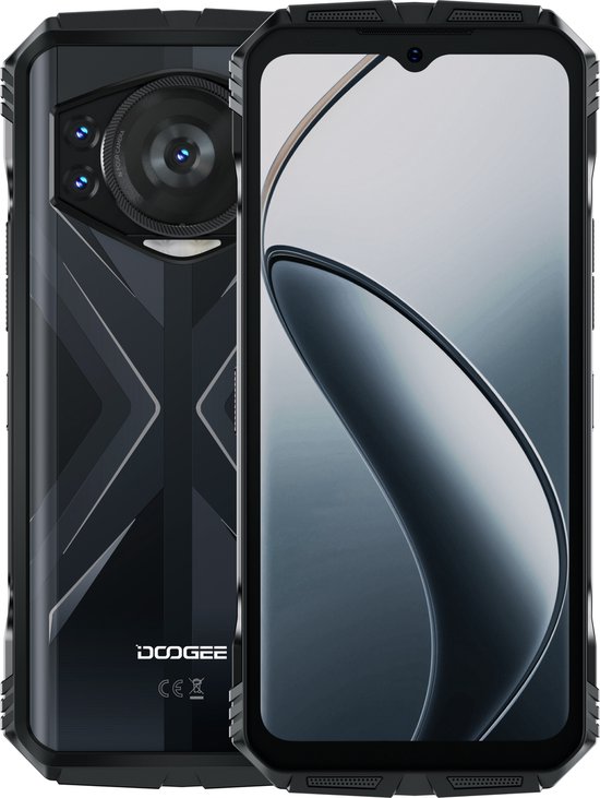 Foto: Doogee s118 nl 6 58inch robuuste smartphone 12gb 8gb ram 512gb rom 10800mah android 14 0 mirage silver