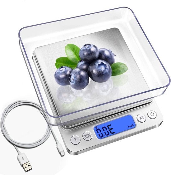 ADE Denise digitale weegschaal 5 kg rvs glans | Oldenhof