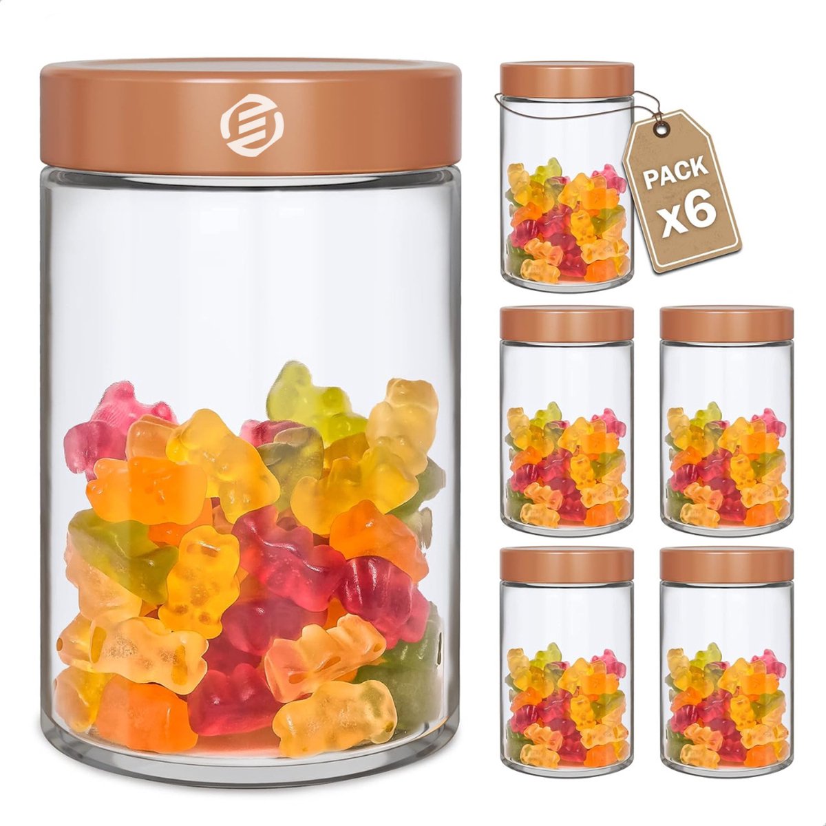 Equivera Overnight Oats Potjes - Muesli Beker - Mason Jar - Havermout - Set - Must have voor jouw ontbijt