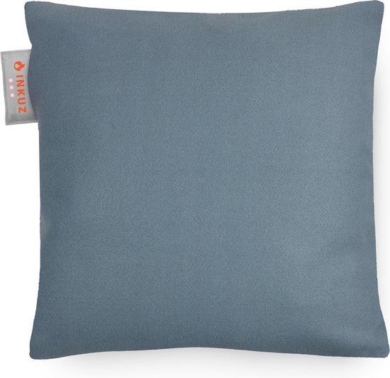 Inkuz - Warmtekussen - Infrarood - Draadloos - Velvet - Lichtblauw - Gote powerbank - Oplaadbaar - Warmte kussen - 45x45