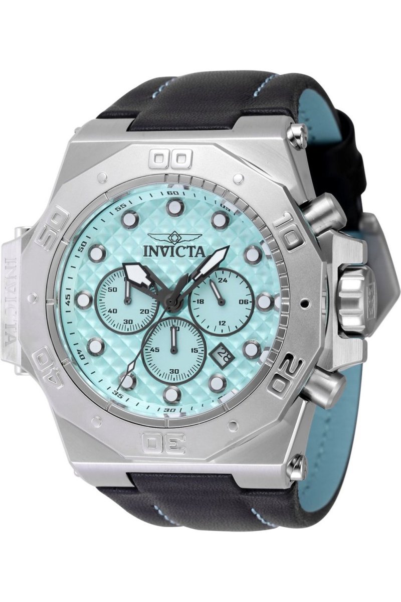 Invicta Akula 47529 Heren Horloge - Waterdicht - Analoog - Quartz Uurwerk - Roestvrij Staal met blauwe Wijzerplaat -58mm