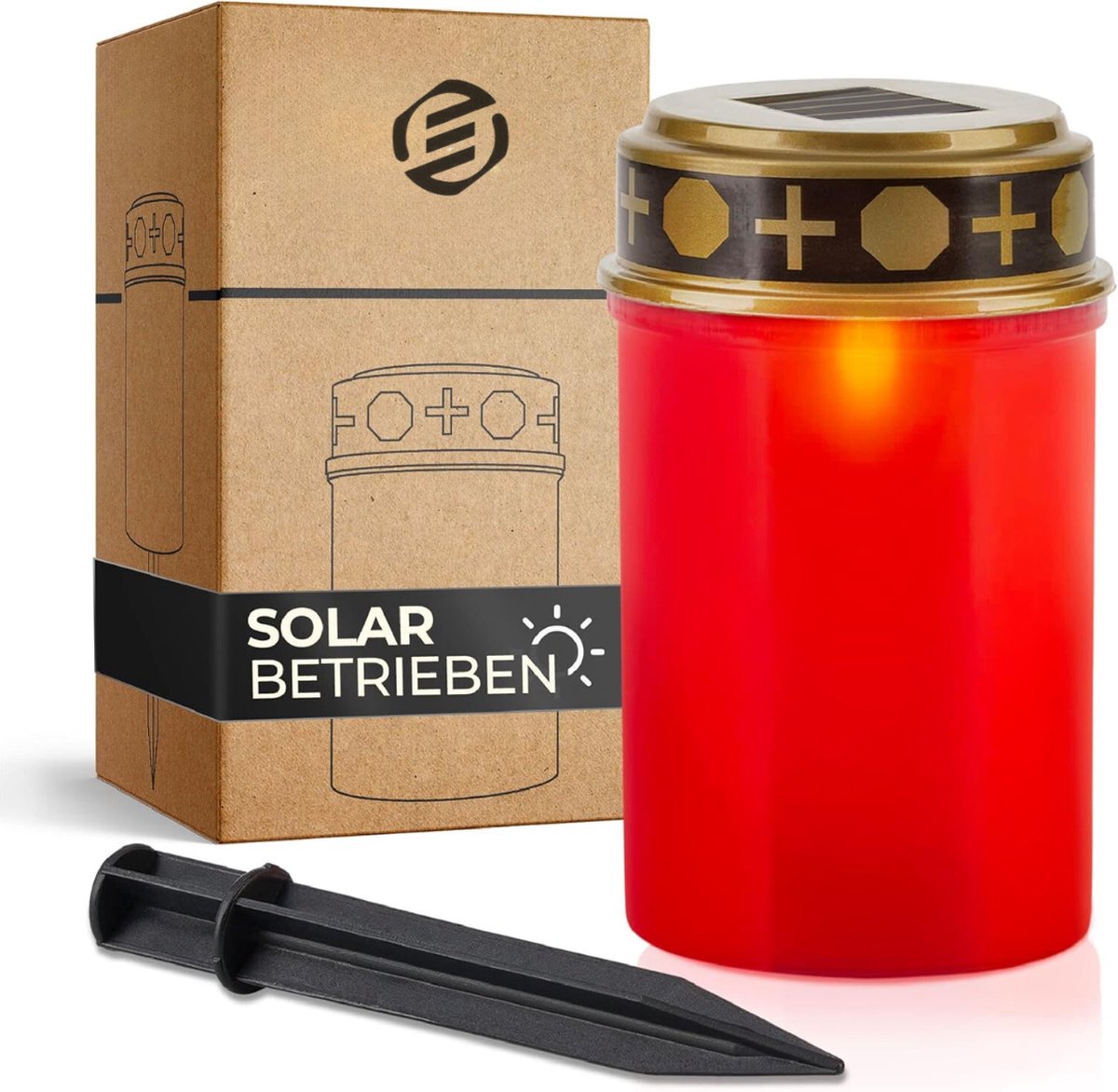 Equivera Oplaadbare LED Kaarsen - Elektrische Kaarsen - Oplaadbare Waxinelichtjes - Realistische Kaarsen - Kerstverlichting - Veilig en Duurzaam Rood