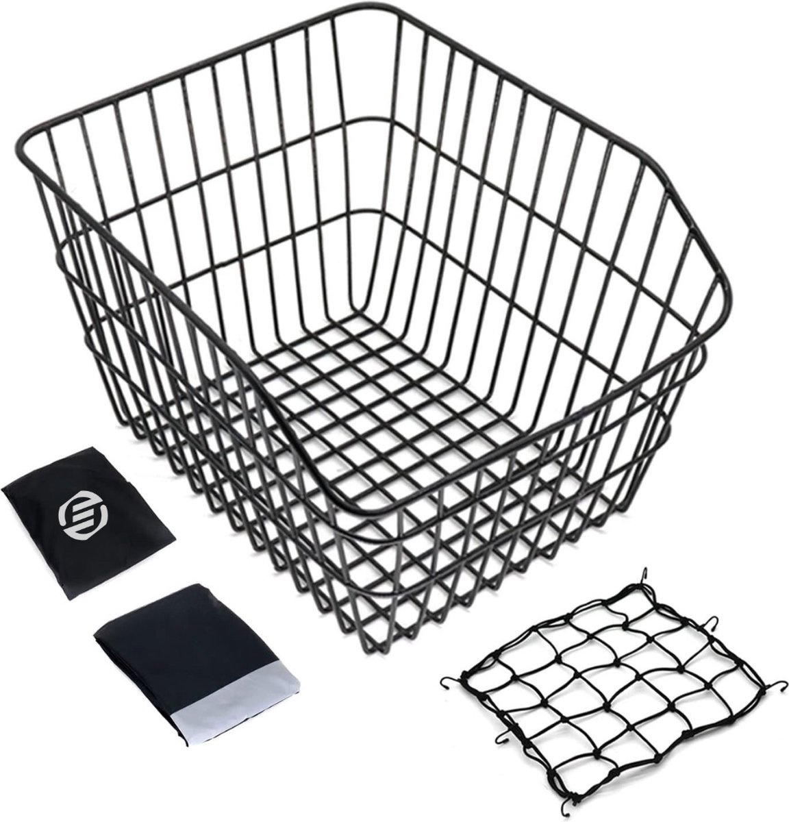 Equivera Fietsbak - Fietsmand - Fietskrat - Fiets Mand - Fietsmanden - Fiets Bak - Fiets Krat