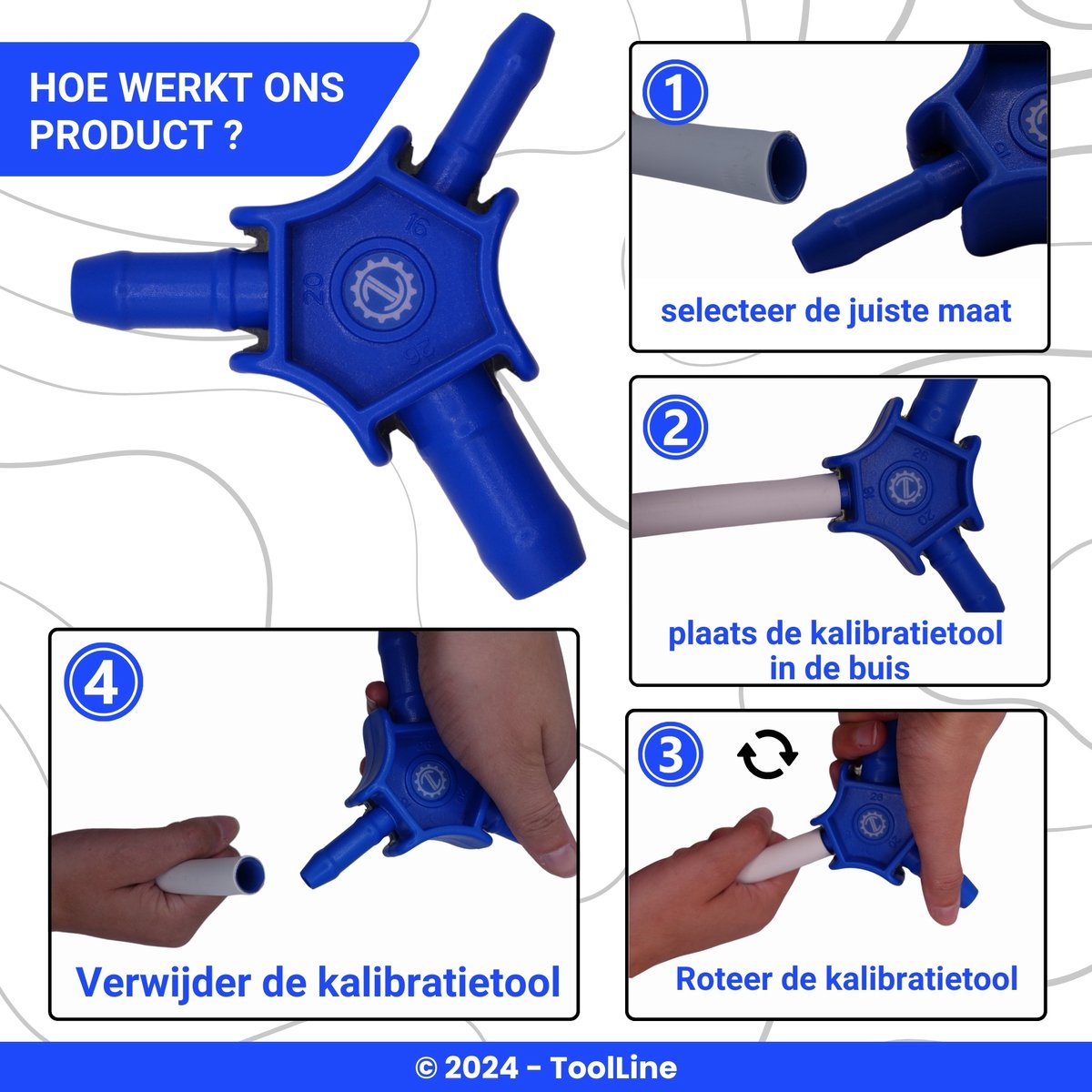ToolLine Kalibratietool 16-26mm - Meerlagenbuis kalibreren thumbnail 5