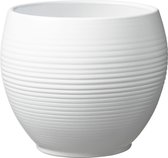 SK Indoor Pot Manacor - Plantenpot - Bloempot - Mat wit - 22 cm
