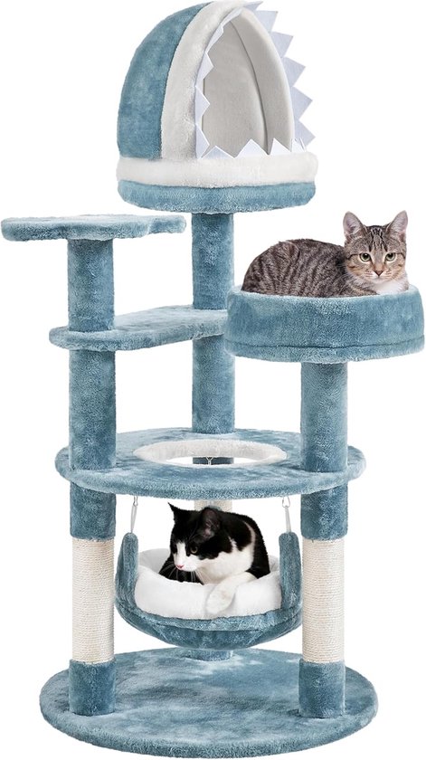 Arbre à chat Lexium pour chats lourds - Arbre à chat pour grands chats - Arbre à chat robuste - Convient aux chats de grande taille et lourds