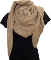 Warme Driehoekige Sjaal - Camel - 195 x 80 cm (948833#)