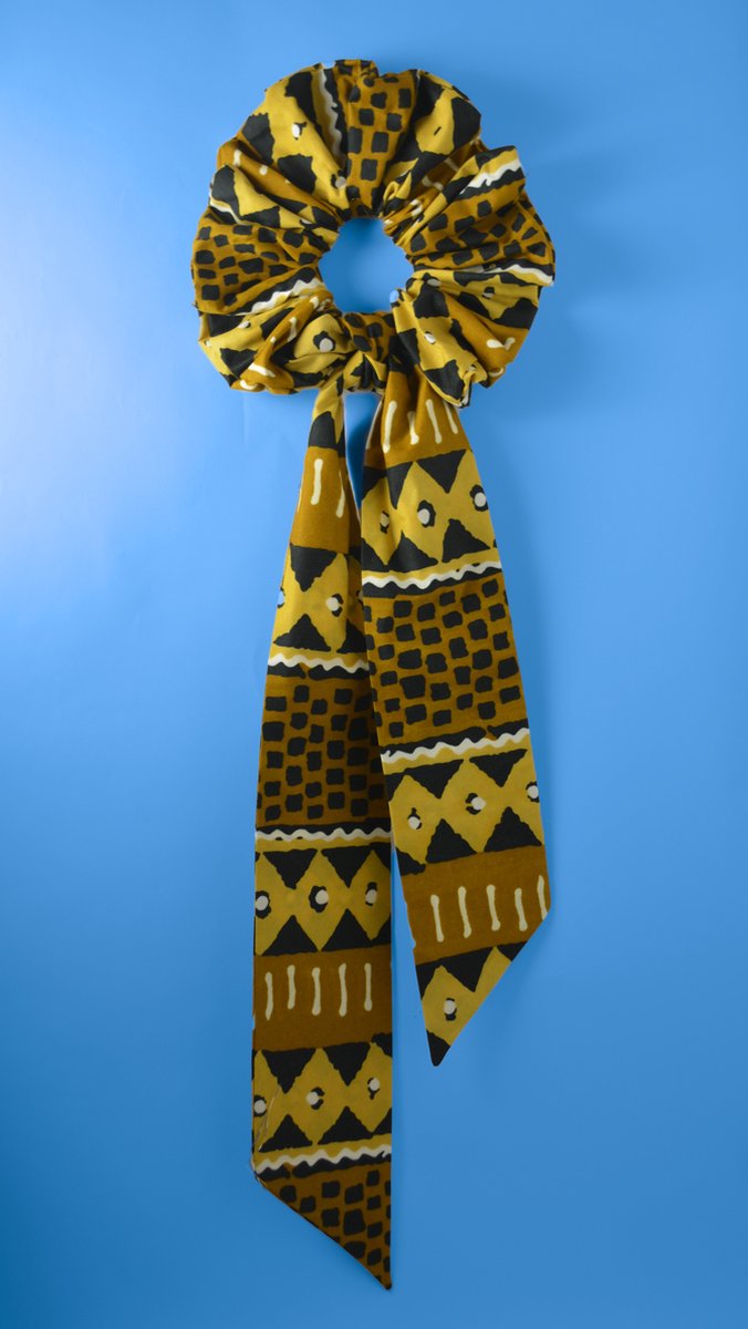 XXL Scrunchie Set met Bunny Ears & Shawl - Graphic Animal