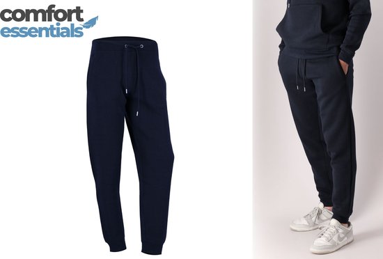 Comfort Essentials Joggingbroek Heren - Navy - L - Trainingsbroek Heren - Sweatpants - Traingspak Heren