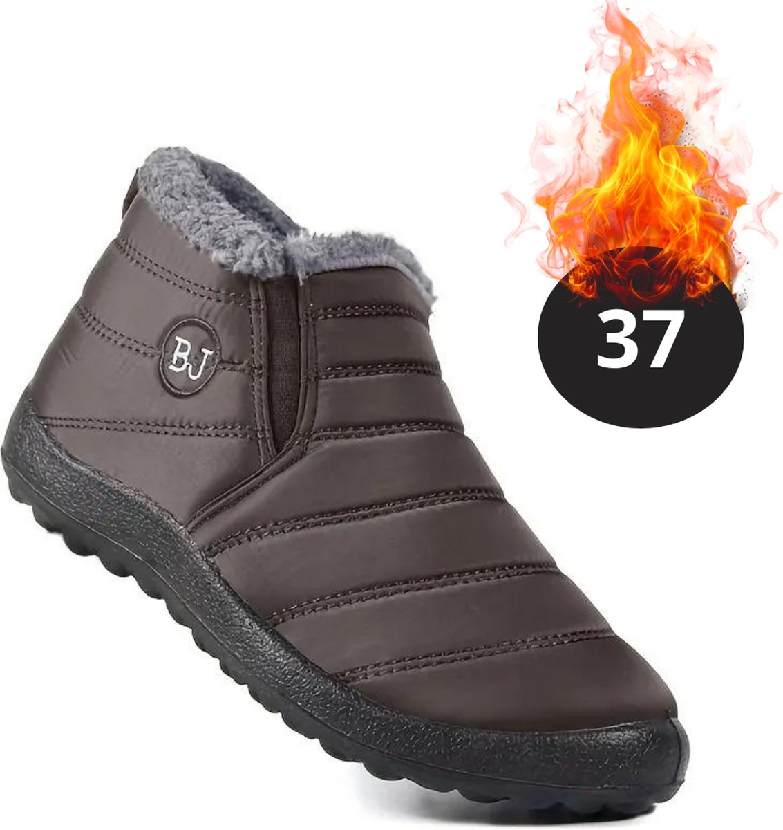 Nivard Snowboots Sneeuwschoenen Sneeuwboots Dames Wintersport Ski Skischoenen – 37 Laag Creme