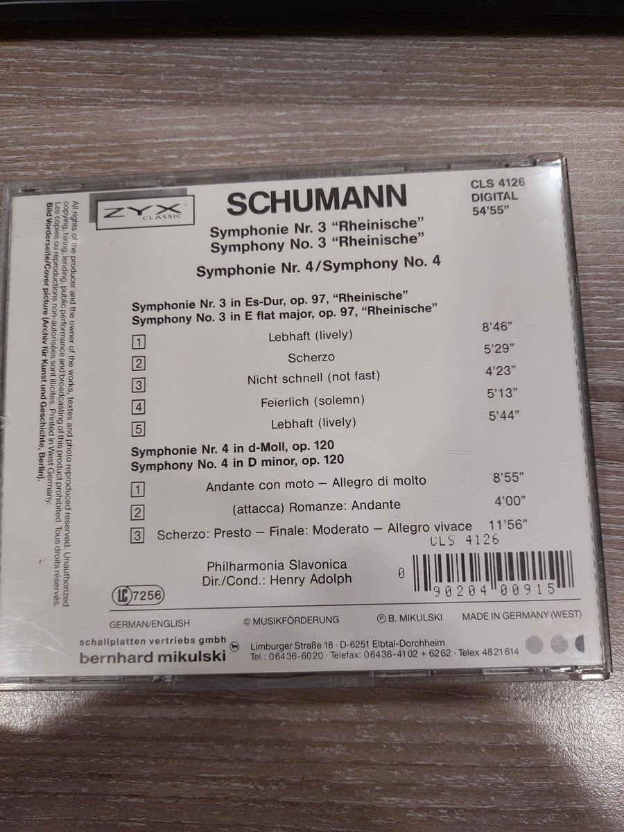 Symphony No.3 & 4