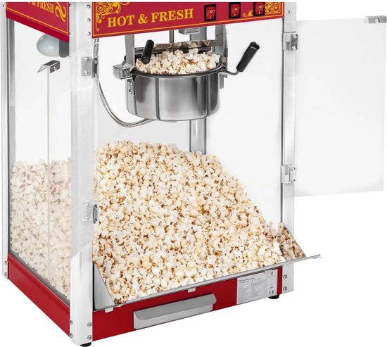 Popcornmachine - Retro design - Rood - Royal Catering — afbeelding 2