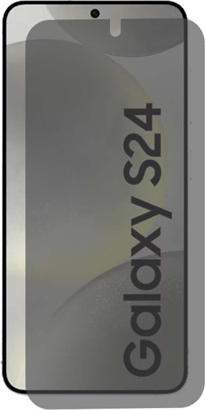 MobyDefend privacy glass screenprotector voor Samsung Galaxy S24.