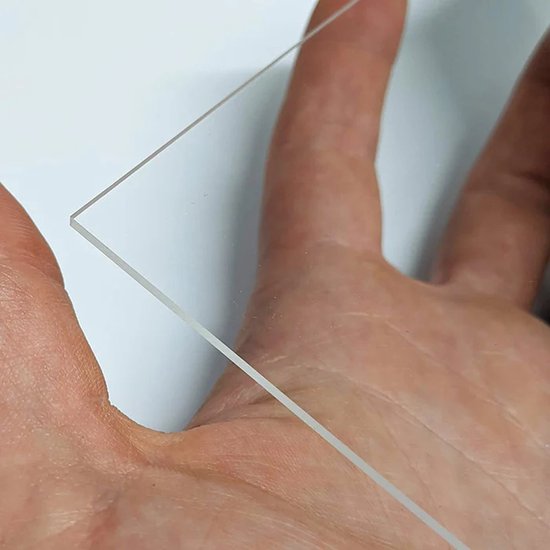 10 Pièces Plaque Acrylique, 2mm Transparente Feuille De Plastique