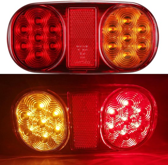 Equivera Siècle des Lumières de remorque - Set Siècle des Lumières de remorque - Éclairage de remorque - Siècle des Lumières de remorque