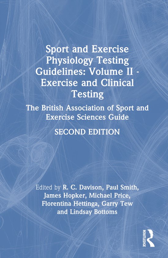 Sport and Exercise Physiology Testing Guidelines: Volume II  ... - cover