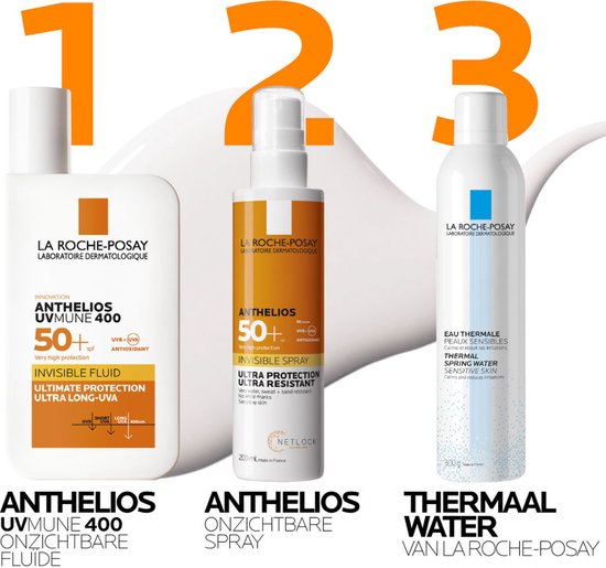 La Roche-Posay Anthelios UVMune400 - Crème solaire - Visage - SPF50+ - 50 ml