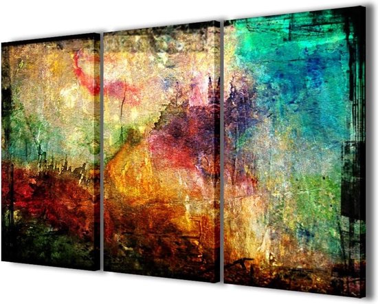Qian Kun Yin Yang Boom Canvas Foto's Met Frame Zwart Bruin Zilver Marmer Camee Muurschilderingen Muurkunst Foto op Canvas Schilderij Gang Woonkamer Slaapkamer Badkamer Muur Decor 40 x 60 cm