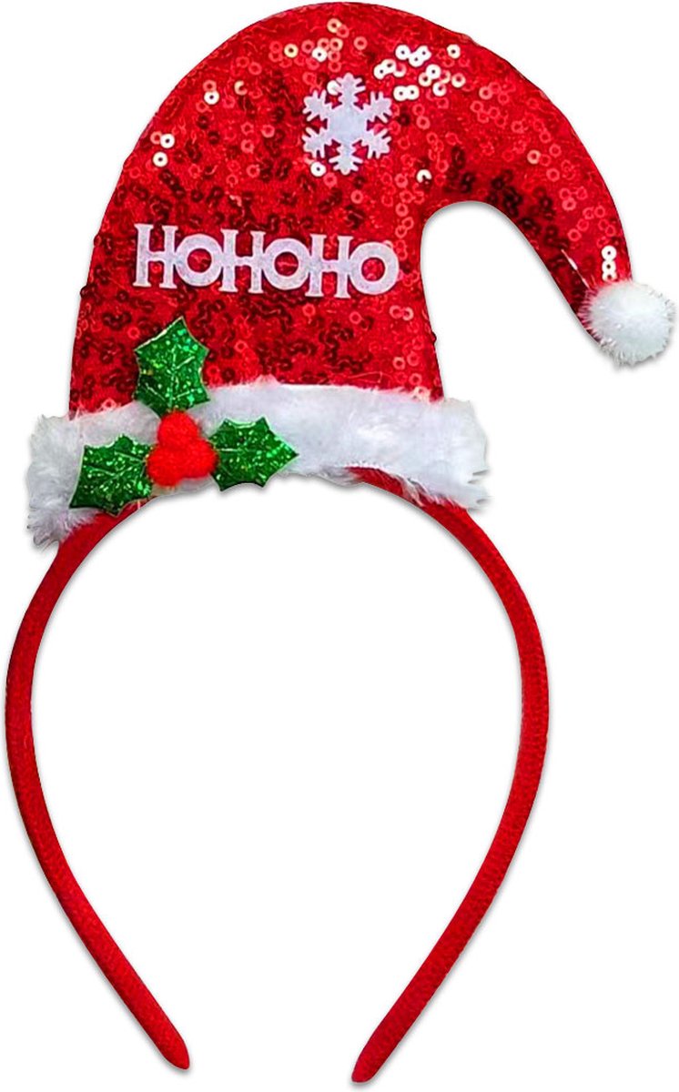 LUQ - Kerstmuts - Diadeem - Kerst - Kerstdiadeem - Tiara - Kersthaarband - Kerstversiering - Kinderen - Volwassenen