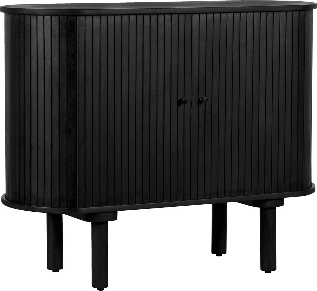 Lewis & Loft Dressoir Livia - FSC® mangohout - 95 cm - Zwart