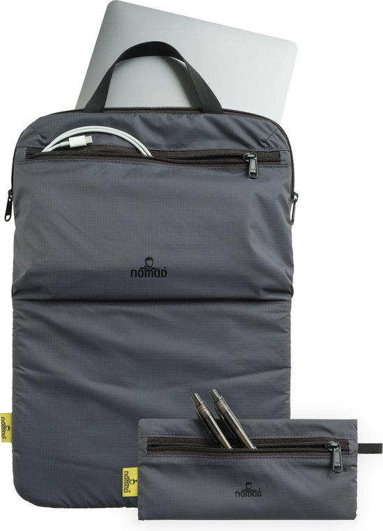 NOMAD® Housse pour ordinateur portable Premium 15,6 pouces avec étui | Fantôme | Taille unique