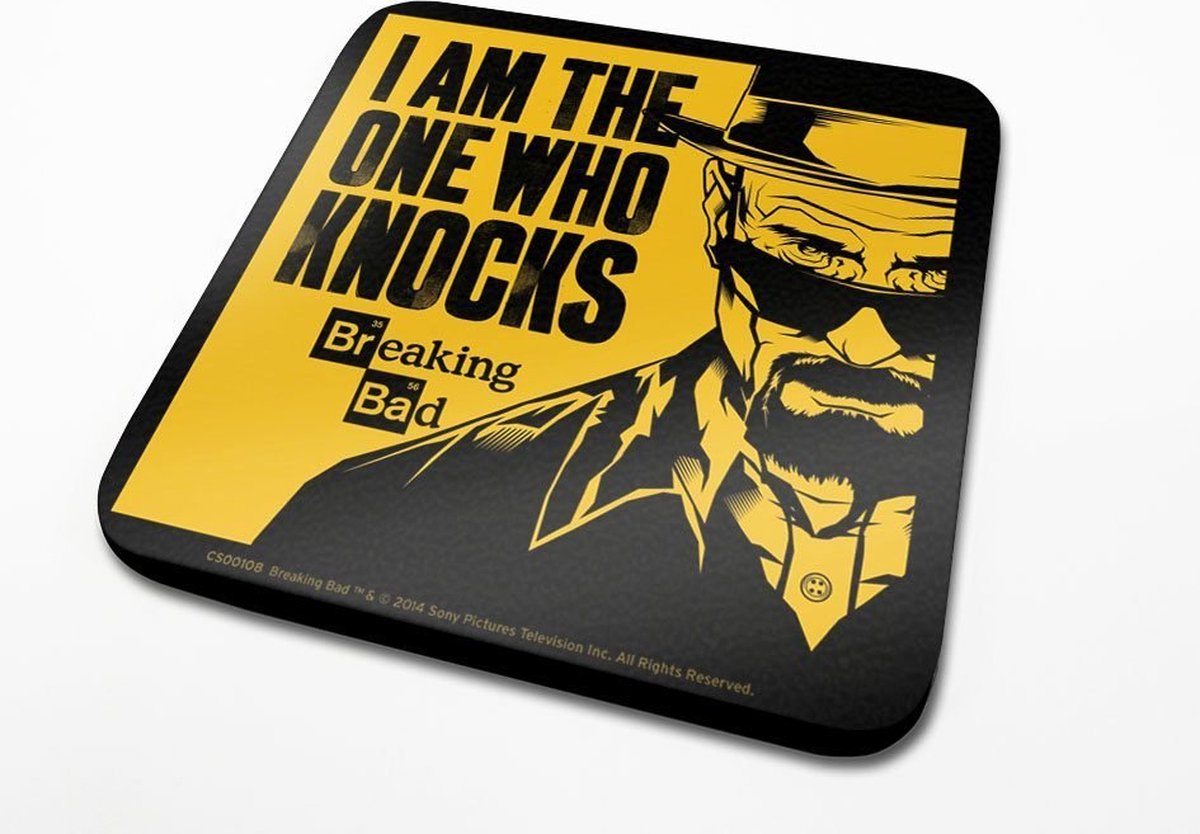 Breaking Bad Coaster I Am The One Who Knocks 6-Pack