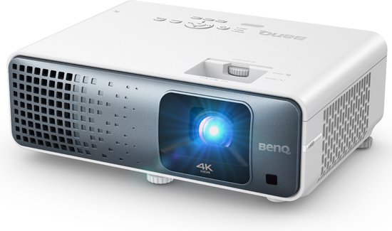 BenQ TK710 4K HDR Laser 3200 Lumen Film- en Gaming beamer - Projector - 4ms Reactietijd - 240Hz - HDR10 & HLG - ARC/eARC Ondersteuning - Verticale Lensverschuiving - 3D Keystone - 1,3x Zoom - HDR Game Modes - Geschikt voor PS5 en XBox
