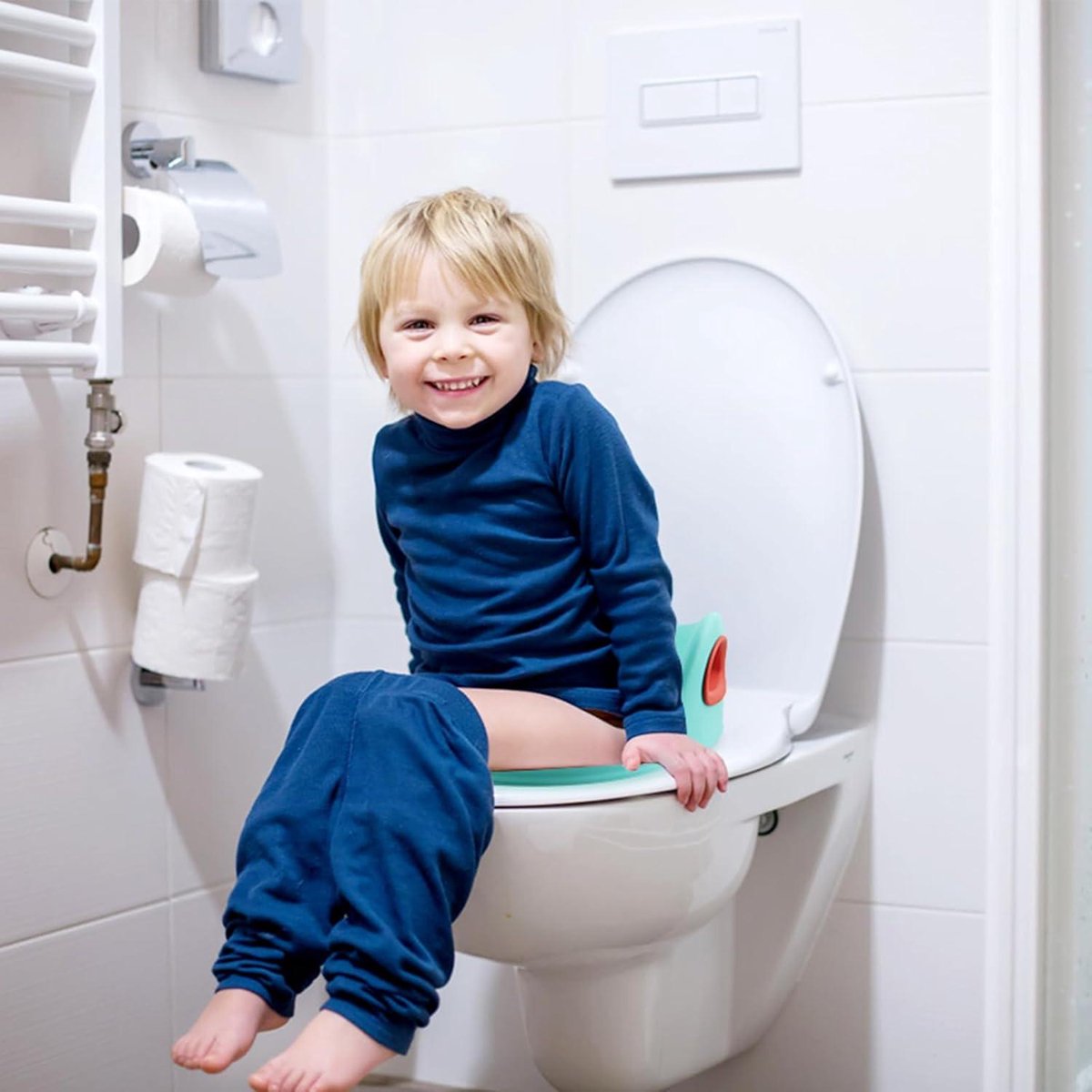 Tiny Potty Draagbare toiletbril in schattige vorm, stabiel ontwerp