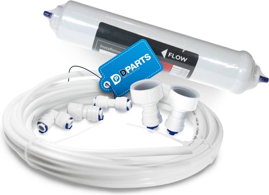Tuyau Eau 15 Mètres Bleu Réfrigérateur 1-4"Tubes,Raccord De Cnnecteur Pour Réfrigérateur Tuyau