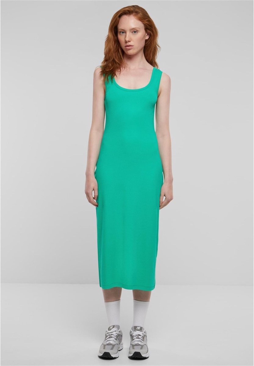 Urban Classics Rib Top Lange jurk 3XL Groen