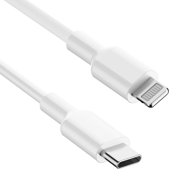 Foto: Oplader kabel geschikt voor iphone kabel geschikt voor lightning usb c kabel lader kabel