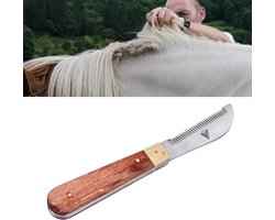 Achilles® Paard Trimmes- Plukmes - Stripmes - Voor Paard verzorging - Luizenkam