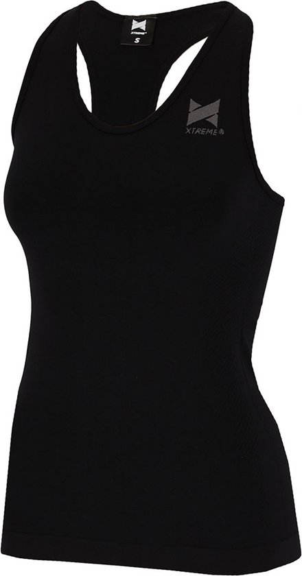 Xtreme Sportswear Sport Singlet Femme Zwart - Haut de Fitness - Taille S