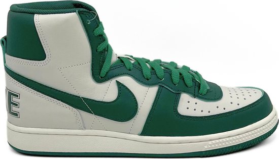 Nike Terminator High - Chaussures pour femmes de Baskets pour femmes pour hommes Cuir Wit-Vert FD0650-100 - Taille EU 42 US 8.5