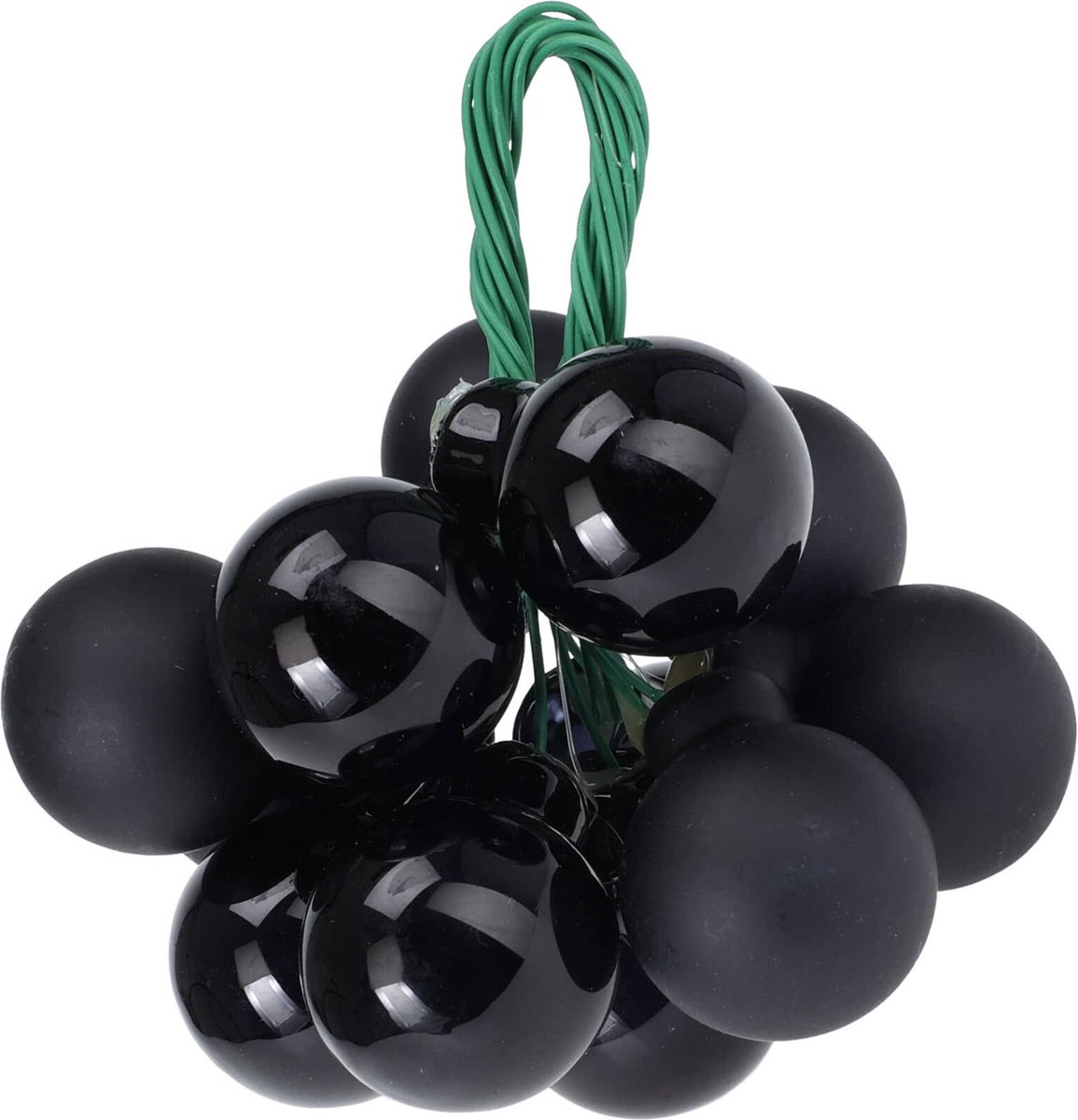 Kerstdecoratie met kerstballen, 12 stuks