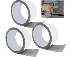 Hor Reparatie Tape - Zelf Je Hor Repareren - 5M*50mm - 3-delige set - Vliegengordijn Tape - Hor Reparatie - Muggengaas Plakband - Horrengaas Tools - Repareer Vliegenhor - Raamhor Tape - Deurhor / Raamhor Repareren