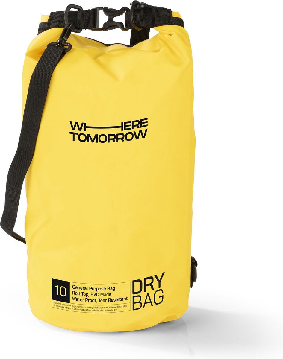 Where Tomorrow PVC dry bag Style 01 10L geel