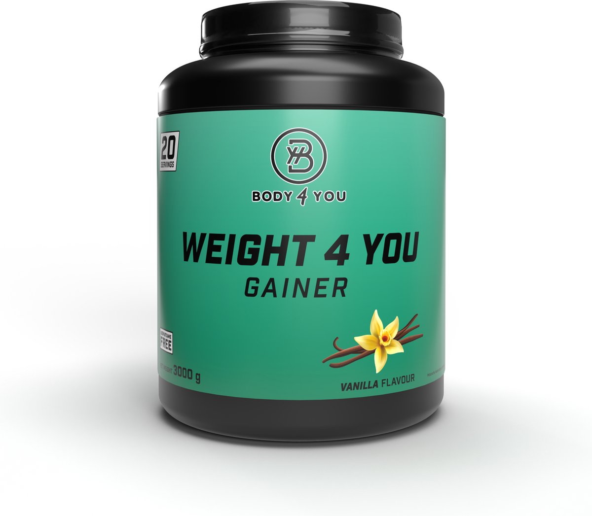 Goedkoopste Body4You | Weight Gainer | Bulken – 3000 gram – Vanille - Ideaal voor calorieoverschot
