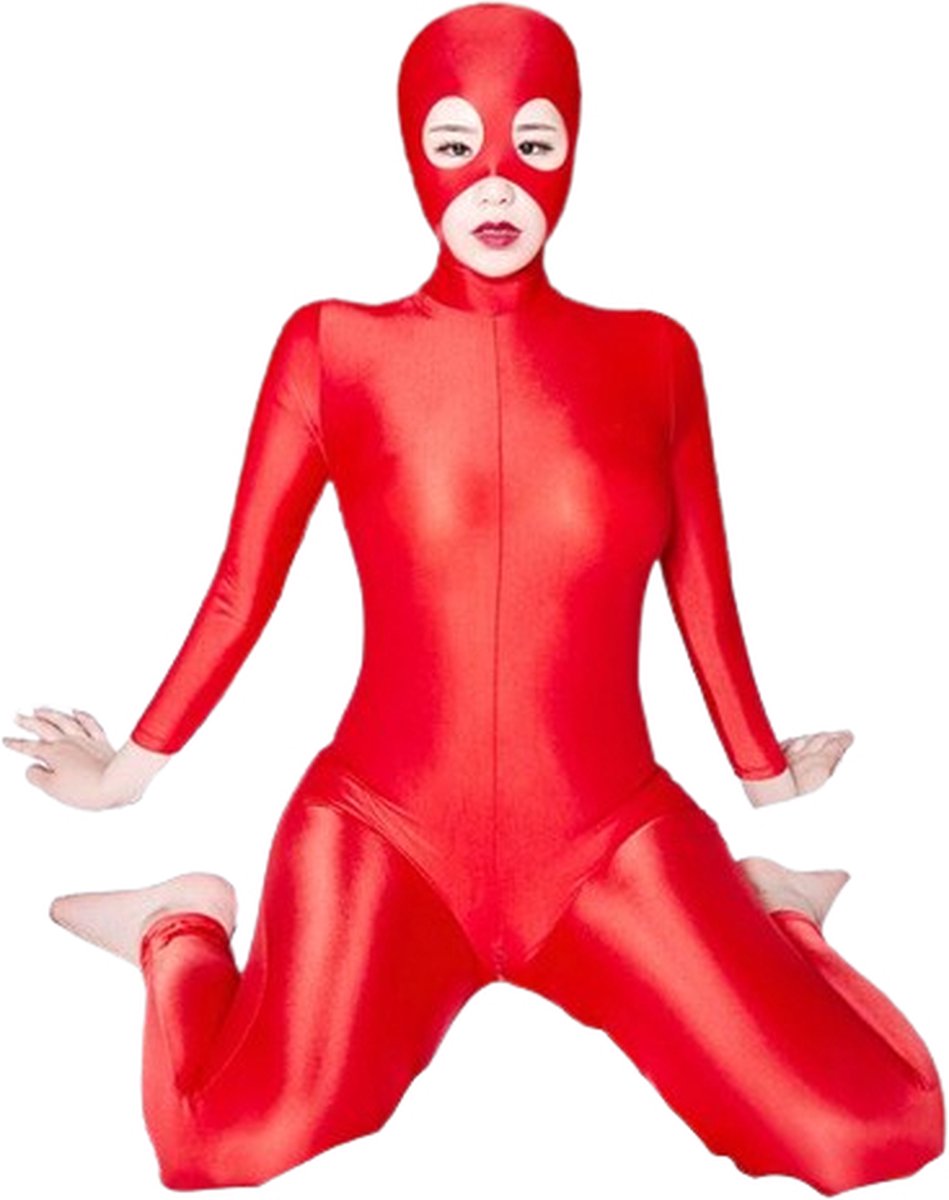 Goedkoopste Elastische panty jumpsuit - Masker bivakmuts - BDSM - Bodysuit - Erotisch