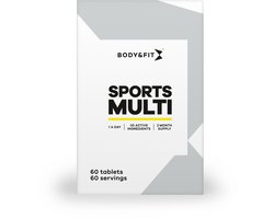 Body & Fit Sports Multi - Multivitaminen - Mineralen - Vitamine D - Vitamine C - 60 tabletten